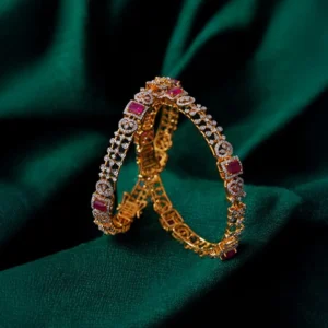 Diamond Bloom Bangles