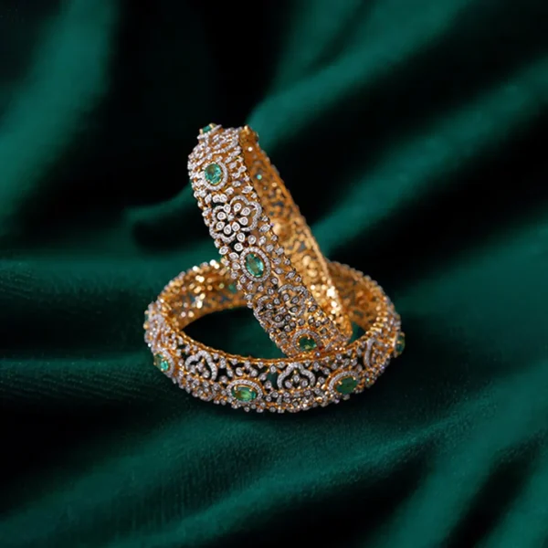 Emerald Lace Bangles
