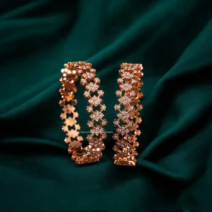 Heritage Vine Emerald Bangles