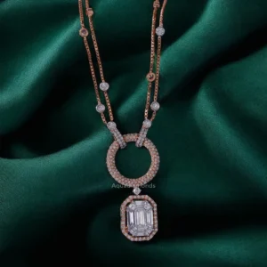 Regal Halo Diamond Pendant