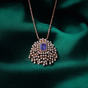 Royal Azure Cluster Pendant