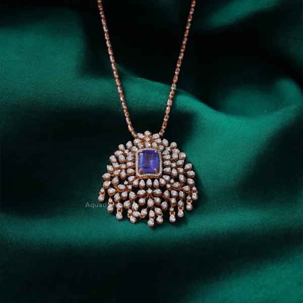 Royal Azure Cluster Pendant
