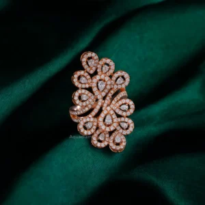 Royal Swirl Statement Ring