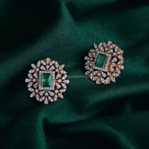 Emerald Bloom Earrings