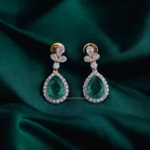 Emerald Teardrop Glam