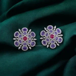 Regal Bloom Statement Earrings