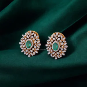 Classic Regal Emerald Studs