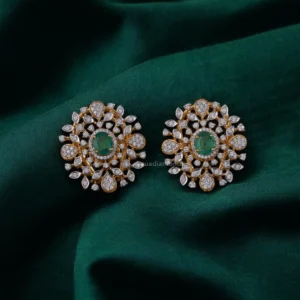 Timeless Emerald Glow Earrings