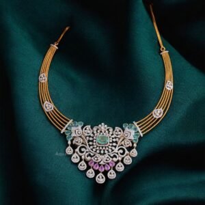 Grand Diamond & Multistone Collar Necklace