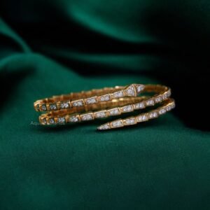The Serpentine Coil Diamond Bracelet