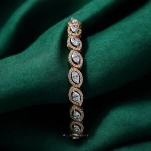 The Starlight Oval Diamond Line Bracelet