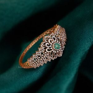 The Veridian Zenith Diamond Cuff Bracelet