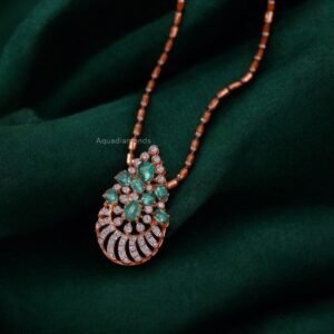 Emerald Vine Cascade Pendant