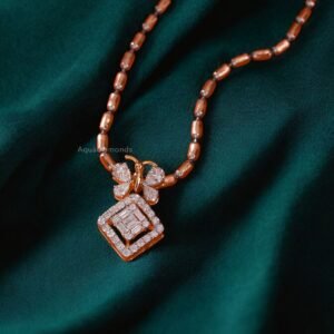 Diamond Butterfly Charm Pendant