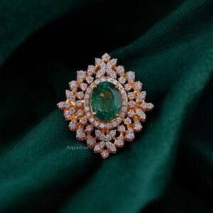 Monarch Bloom Emerald Ring