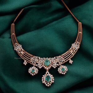 The Empress Collar with Emerald Necklace
