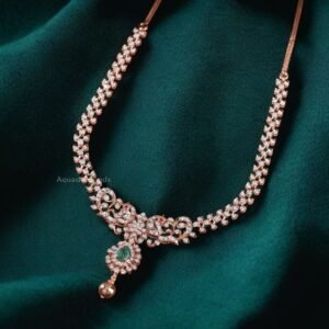 Enchanted Emerald Bloom Necklace