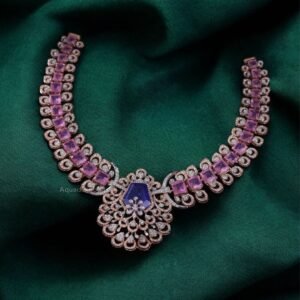 The Pink Radiance Sapphire & Diamond Necklace