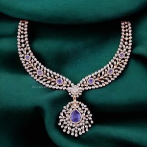 The Tanzanite Flora Diamond Necklace