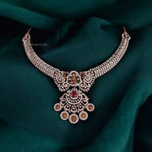 The Lakshmi Temple Diamond Necklace
