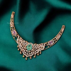 Rose Gold Trellis Diamond Necklace