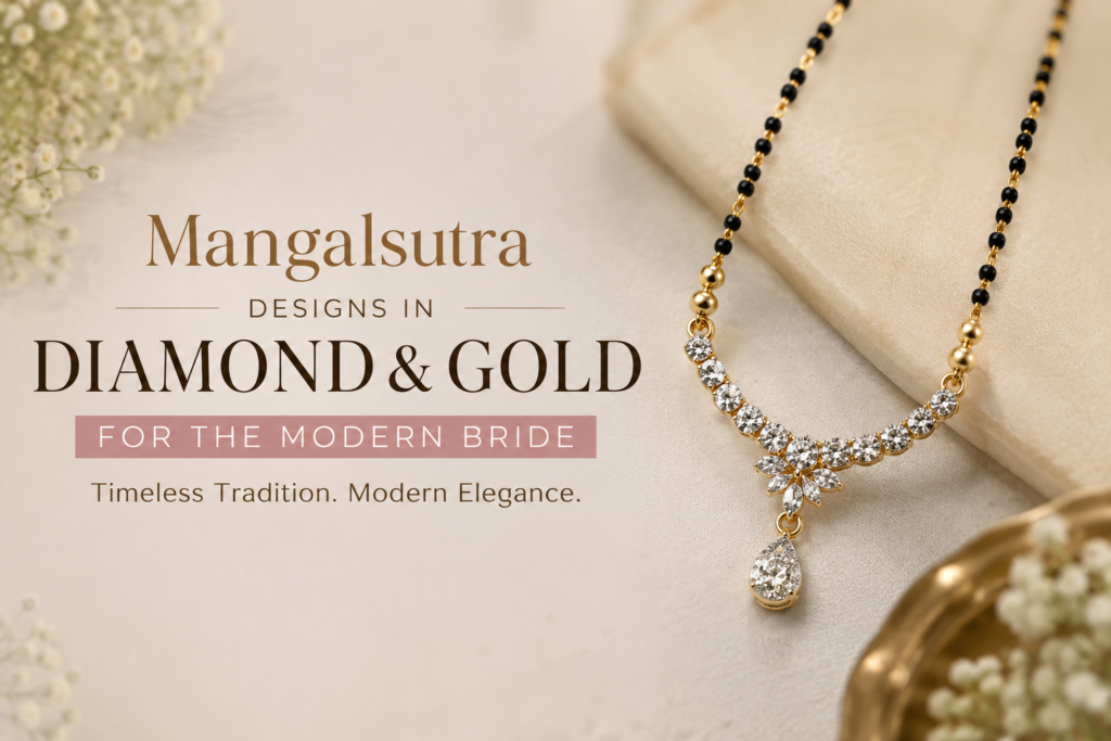 Mangalsutra Designs in Diamond & Gold for the Modern Bride