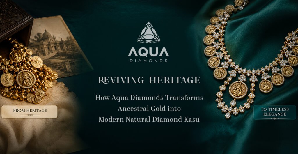 Reviving Heritage: How Aqua Diamonds Transforms Ancestral Gold into Modern Natural Diamond Kasu Neckwear